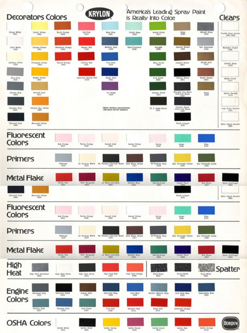 Master Color List | Cap Matches Color